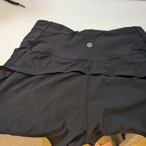 lululemon athletica Jet Black Athletic Shorts
